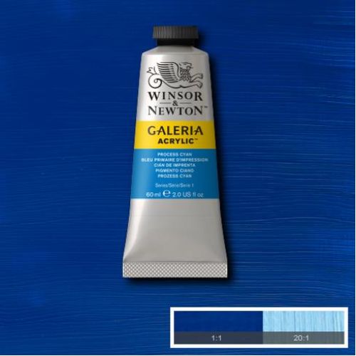 Winsor & Newton Galeria Akrilik Boya Process Cyan 60 Ml Winsor & Newton Galeria Akrilik Boya Process Cyan 60 Ml